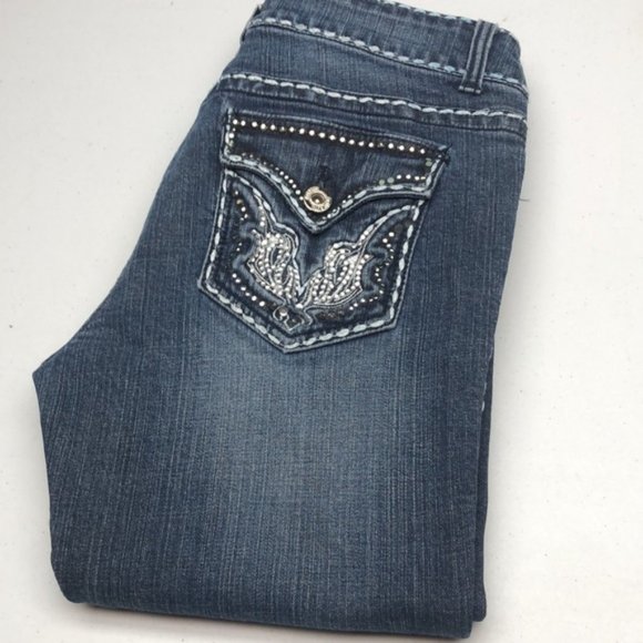 VINTAGE CELLO FLARE BOOTCUT JEANS 9/30x33 😎 - Picture 1 of 13